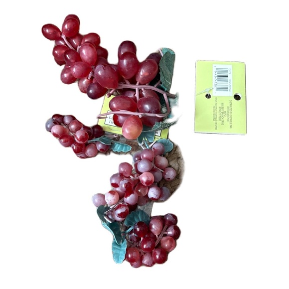 Ashland Red Decorative Grapes Bundle Lot NEW Craft Decor Red - Picture 2 of 4